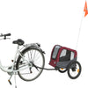 Foldable Bicycle Trailer for Dogs - Red