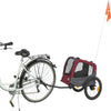 Foldable Bicycle Trailer for Dogs - Red