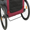 Foldable Bicycle Trailer for Dogs - Red