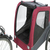 Foldable Bicycle Trailer for Dogs - Red