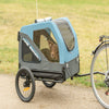 Foldable Bicycle Trailer for Dogs - Blue