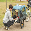 Foldable Bicycle Trailer for Dogs - Blue