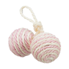 2 Sisal Balls on a Rope