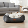Alice & Co - Luna - Dark Grey Velvet Dog Bed