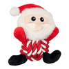 Wiggle & Wander Christmas Dog Toy - Jolly Santa Rope