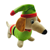 Wiggle & Wander Christmas Dog Toy - Jingle Sausage Elf