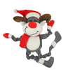 Wiggle & Wander Christmas Dog Toy - Twinkle Reindeer