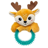 Wiggle & Wander Christmas Dog Toy - Pippin Elk Rubber Ring