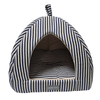 Wiggle & Wander Hooded Bed - Rustic Striped Navy