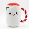 Wiggle & Wander Christmas Dog Toy - Plush Holly Jolly Mug