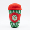 Wiggle & Wander Christmas Dog Toy - Merry Christmas Plush Mug
