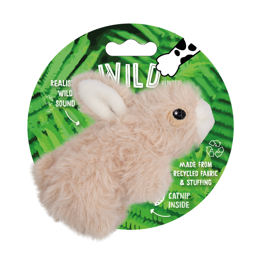 Wild Hunter Cat Toy - Plush Rabbit - Petstop
