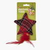 Wiggle & Wander Christmas Cat Toy - Festive Tartan Star