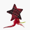 Wiggle & Wander Christmas Cat Toy - Festive Tartan Star