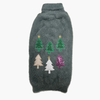 Wiggle & Wander Christmas Jumper - Twinkle Trees Moss Green