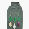 Wiggle & Wander Christmas Jumper - Twinkle Trees Moss Green