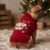 Wiggle & Wander Christmas Jumper - Snowflake Reindeer Red