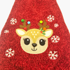 Wiggle & Wander Christmas Jumper - Snowflake Reindeer Red