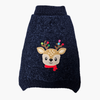 Wiggle & Wander Christmas Jumper - Twinkle Reindeer Navy