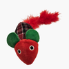 Wiggle & Wander Christmas Cat Toy - Festive Tartan Mouse