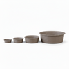 Alice & Co - Bowl - Chevron Brown