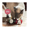 Christmas Cat Toy - Festive Bauble Trio