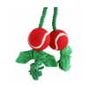 Christmas Dog Rope Toy - Holly Jolly
