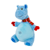 Christmas KONG - Knots Belly - Hippo Red Scarf