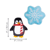 Christmas KONG - Scrattles - Penguin & Snowflake -  2 Pack