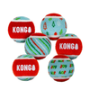 Christmas KONG Squeakair - Tennis Balls