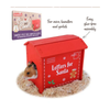 Christmas Small Pets - Festive Post Box - Hamster House