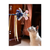Cupid & Comet Christmas Cat Playing Rod - Marie Mouse