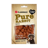 Flamingo Mono Protein - Hapki Dog Treat  - Pure Rabbit Slices