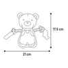 Flamingo Puppy Toy - Britty Bear with Rope