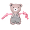 Flamingo Puppy Toy - Britty Bear with Rope