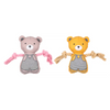 Flamingo Puppy Toy - Britty Bear with Rope