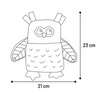 Flamingo Puppy Toy - Britty Owl - Flat