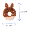 Fuzzyard Plush Dog Toy - Big Bunny Donut