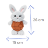 Fuzzyard Plush Dog Toy - Choc Belly Bunny