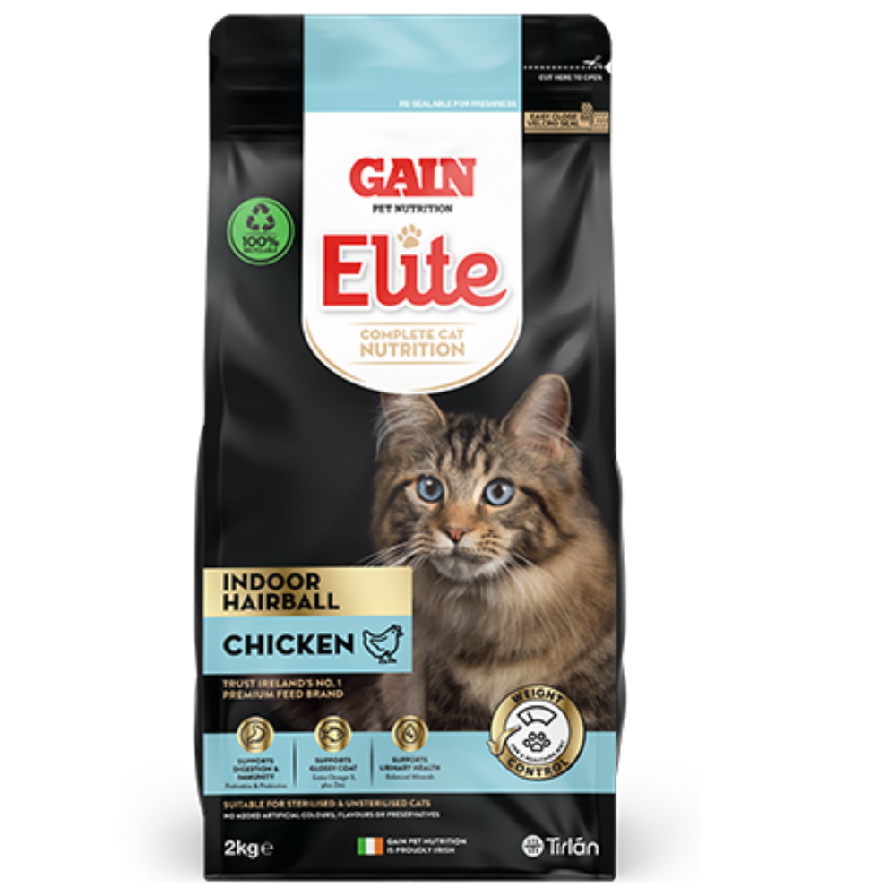Gain Elite - Indoor Cat - Hairball - Petstop