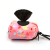 Alice & Co - Poop Bag Holder - Pink Summer Leaf