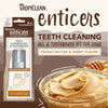 Tropiclean Enticers Teeth Cleaning Gel and Toothbrush - Peanut Butter