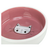 Trixie Ceramic Bowl - Modern Art Detail - High Sides