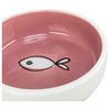 Trixie Ceramic Bowl - Modern Art Detail - High Sides