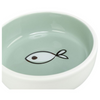 Trixie Ceramic Bowl - Modern Art Detail - High Sides