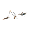 Tyra Cat - Extendable Dangler - Bird Feathers