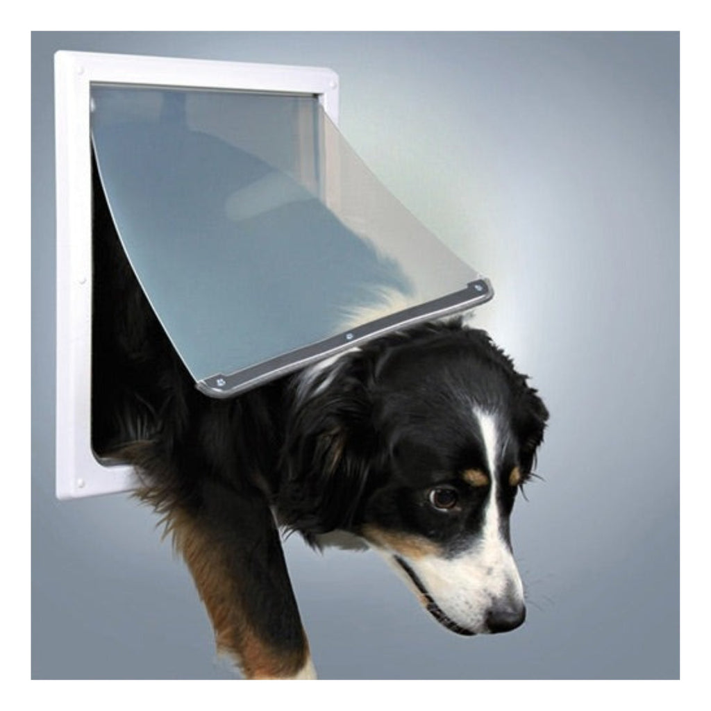 Trixie 2-Way Dog Flap M-XL White - Petstop