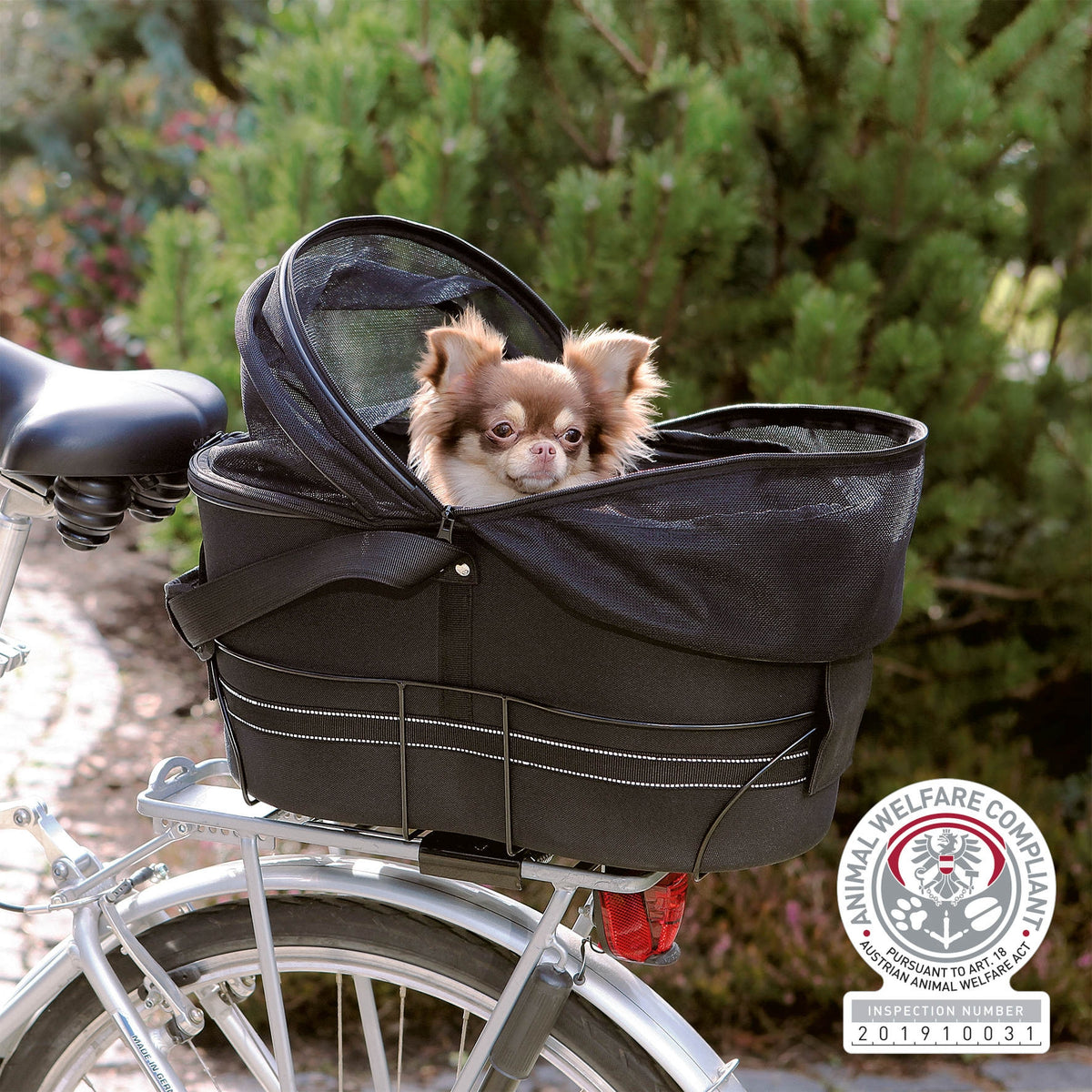Bicycle Basket For Pet Bike Seat Trixie Dog Bicycle Basket With