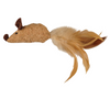 Adamello Mouse Soft Wood Cat Toy with Feathers