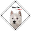Dog Sign Westie On Board